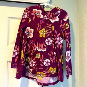 Tea Collection, Girls’ Long sleeve Floral Top, Size 7